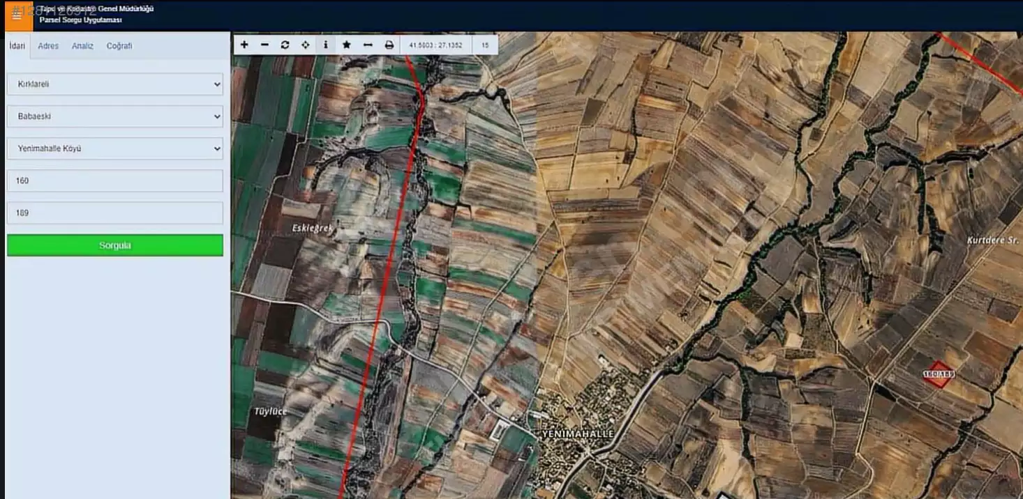 KIRKLARELİ BABAESKİDE YATIRIM FIRSATI 12 DÖNÜM SATILIK TARLA