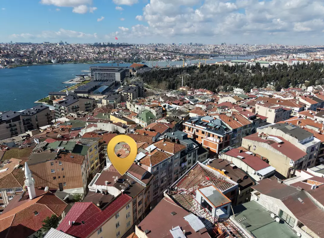 KASIMPAŞADA 15 YILLIK BİNADA SATILIK 3+2 TERS DUBLEKS