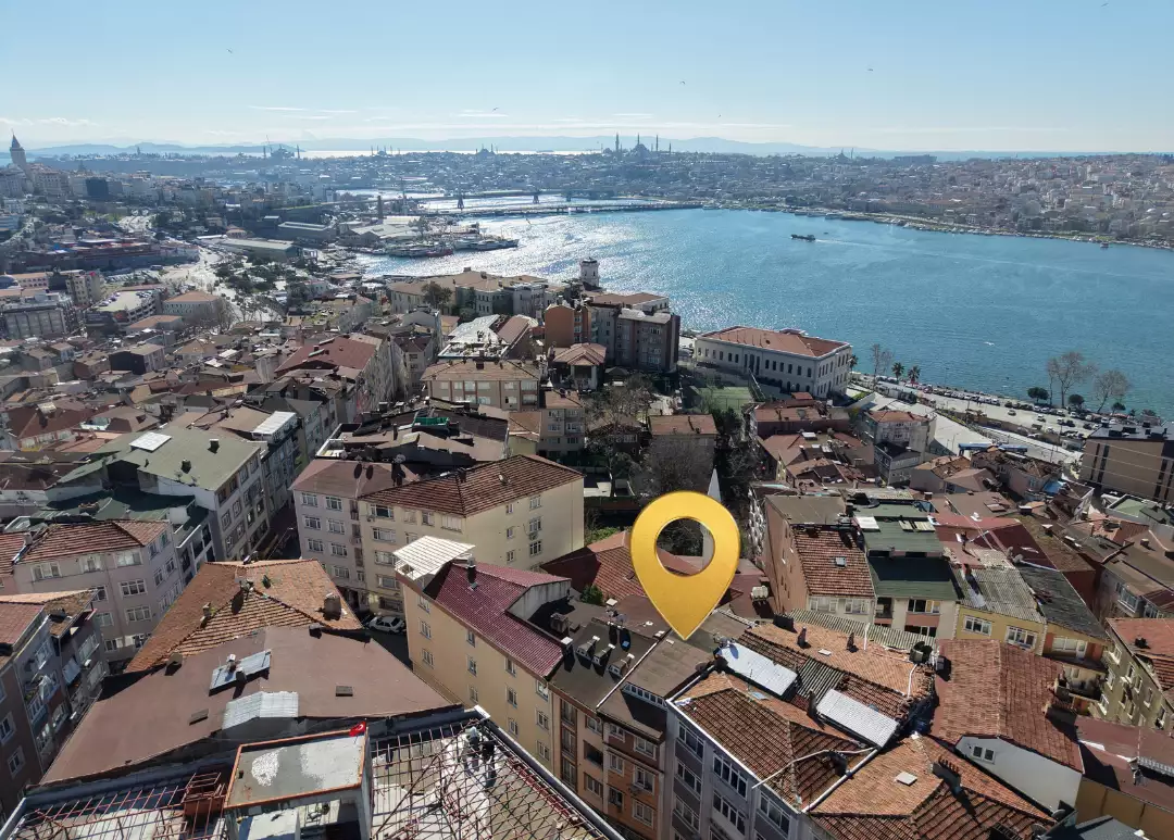 KASIMPAŞADA 15 YILLIK BİNADA SATILIK 3+2 TERS DUBLEKS